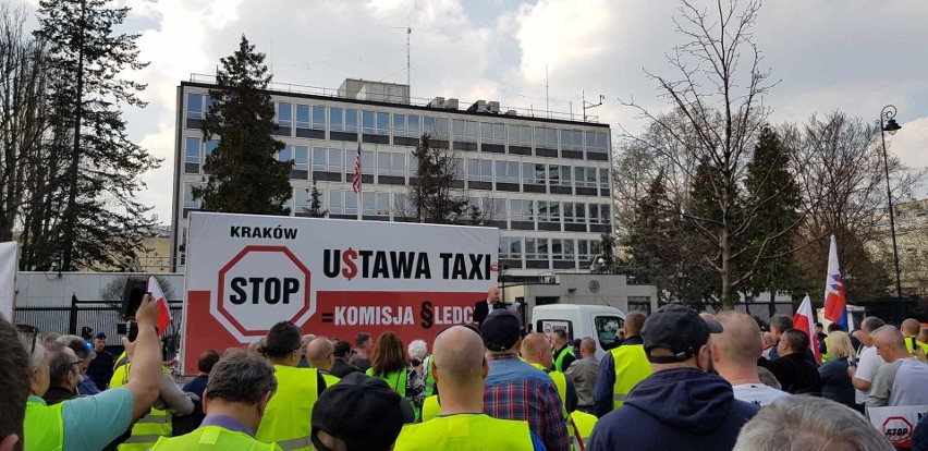 Strajk taksówkarze 2019....