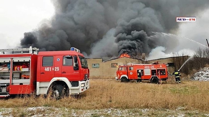 Wielki pożar pod Kępnem wybuchł w poniedziałek przed...