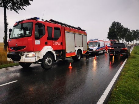 Wypadek na DK 11 na trasie Koszalin - Bonin