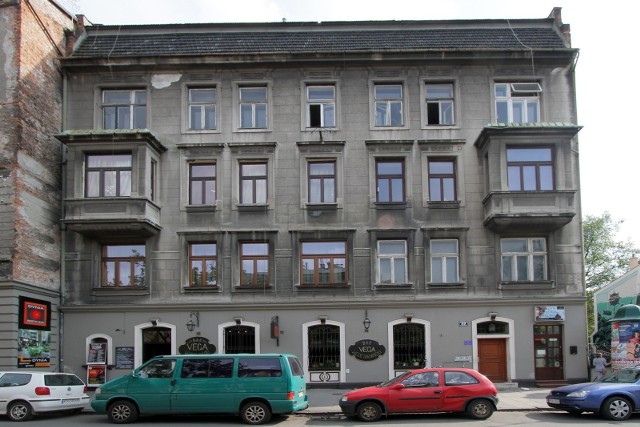 Krupnicza 22 w Krakowie. W tym budynku od 1945 do 1995 roku działał Dom Literatów.