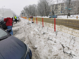 Kolizja na Zwierzynieckiej w Białymstoku
