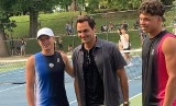 Iga Świątek promowała na Brooklynie w Nowym Jorku nowy strój na US Open firmy Rogera Federera