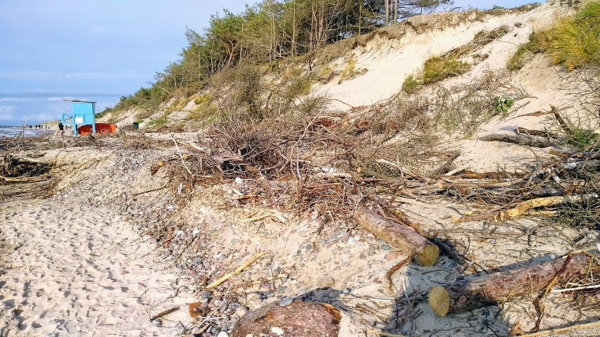 Paradoks w Rowach. Przez plażę nie przejdziesz, a na terenie parku grozi mandat