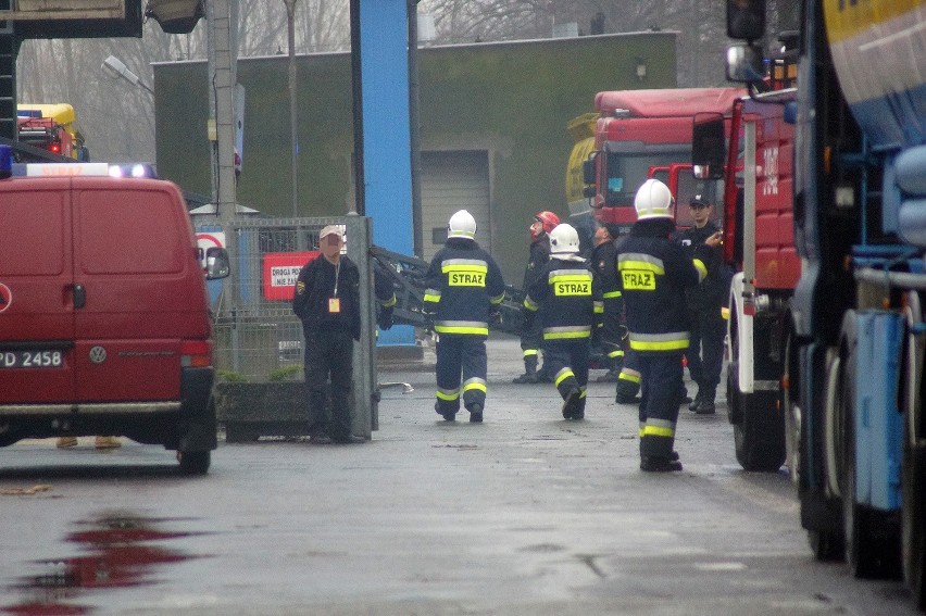 Pożar w zakładzie przy ulicy Obozowej w Kaliszu. [ZDJĘCIA, FILM]