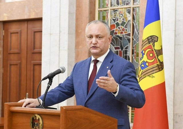 były prezydent Mołdawii Igor Dodon został zatrzymany