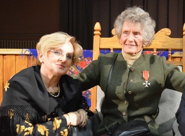 Zofia Kiełpińska (z lewej) i Barbara Grocholska-Kurkowiak