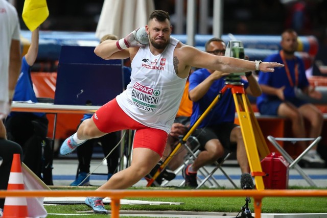 07.08.2018 niemcy berlinmistrzostwa europy w lekkiej atletycen/z srebrny medal bukowiecki konradfinal pchniecie kula mezczyznmistrzostwa europy w lekkoatletycesport european athletics championship berlin 2018gazeta wroclawskapawel relikowski / polska press