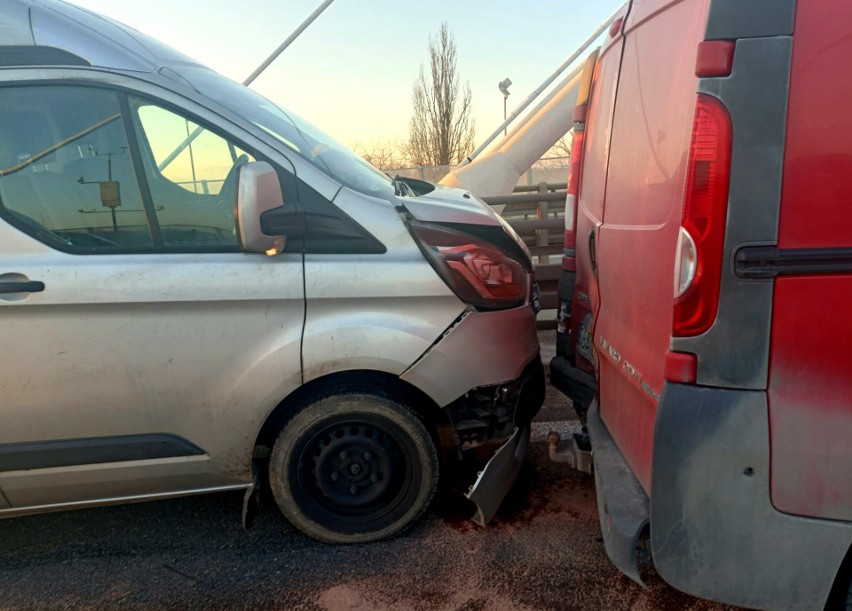 Wypadek na autostradowej obwodnicy Wrocławia
