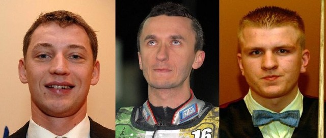 Pierwsza trójka najpopularniejszych sportowców: Michał Jeliński, Grzegorz Walasek oraz Marcin Nitsche