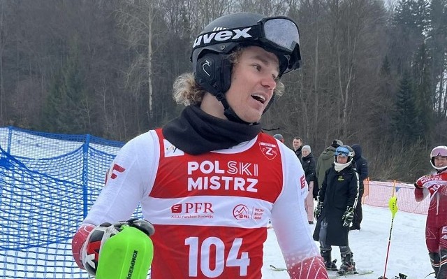 Bartosz Szkoła z Kielc został mistrzem Polski seniorów w slalomie!