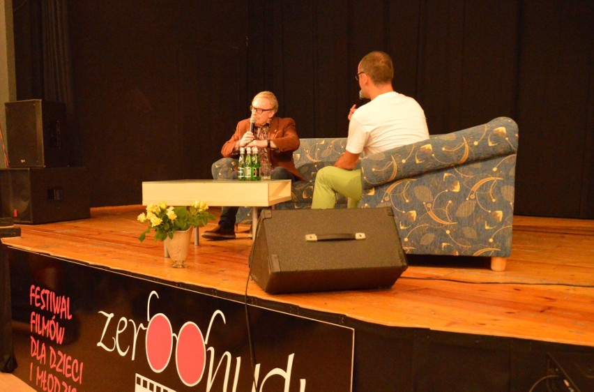Daniel Olbrychski na festiwalu Zero Nudy w MDK w Opolu.