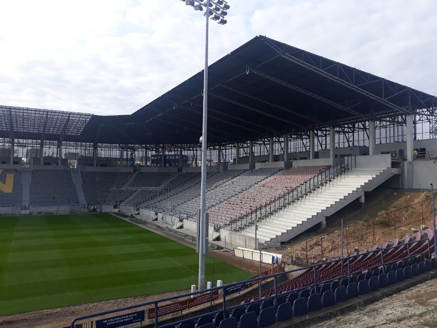 Stadion Pogoni - stan 12 września 2020.