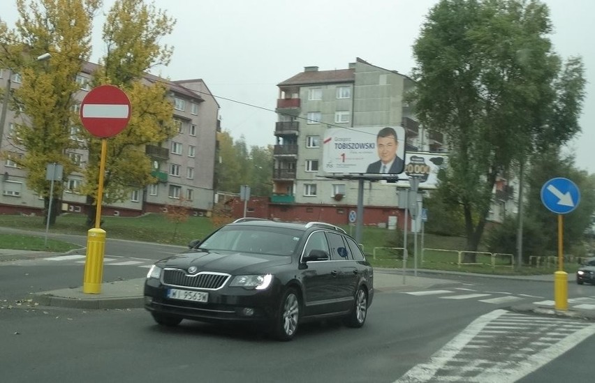 Plakaty wyborcze w Rudzie Śląskiej