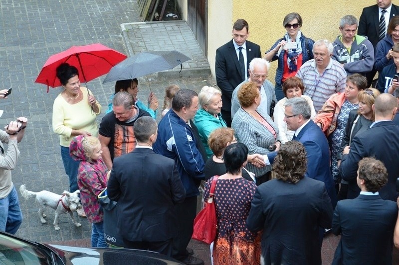 Prezydent Bronisław Komorowski dziękował w Wiśle za pięć lat...