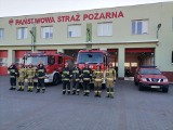 Minuta ciszy dla poległych strażaków z Ukrainy. Hołd oddali strażacy z KM PSP Toruń i OSP powiatu toruńskiego
