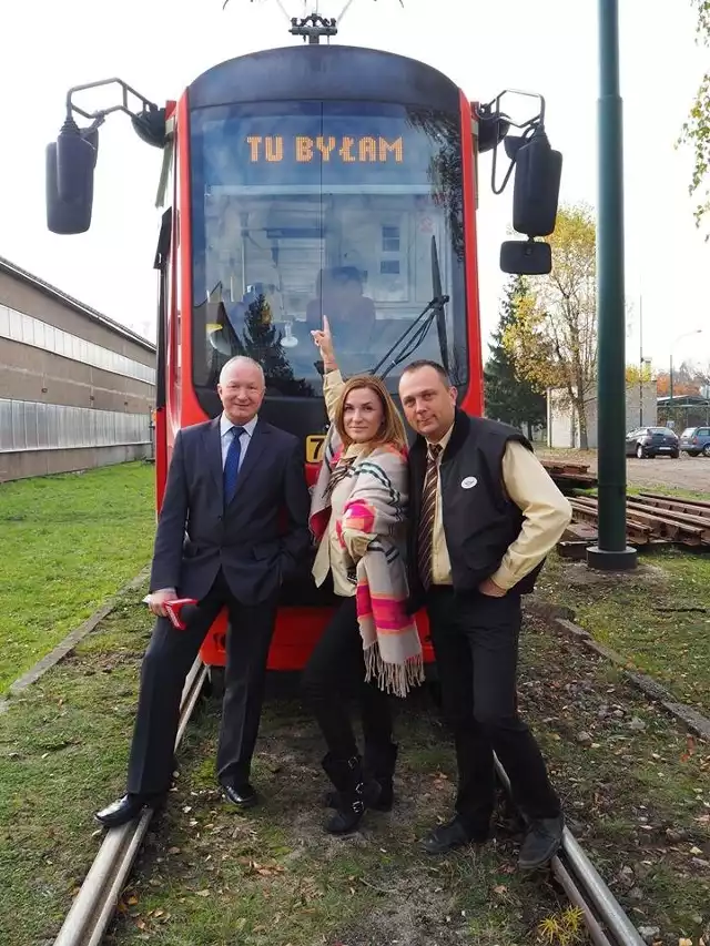 Katarzyna Kapusta spróbowała swoich sił jako motornicza tramwaju