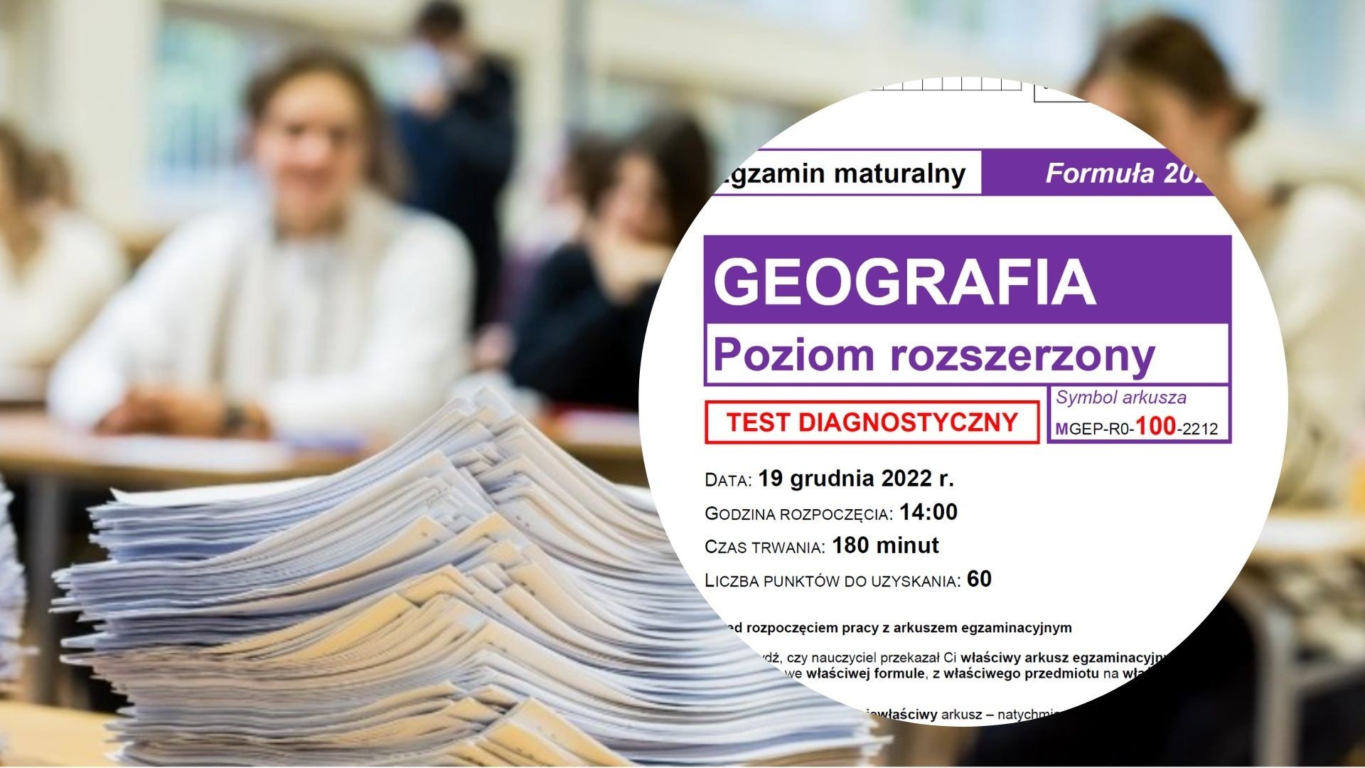 Próbna matura 2023 z geografii na poziomie rozszerzonym 19.12.2022 za