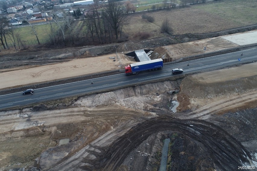 Odcinek autostrady A1 od węzła Tuszyn do granicy województwa...