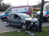 Nowy Sącz. Wypadek na al. Józefa Piłsudskiego. Jedna osoba w szpitalu