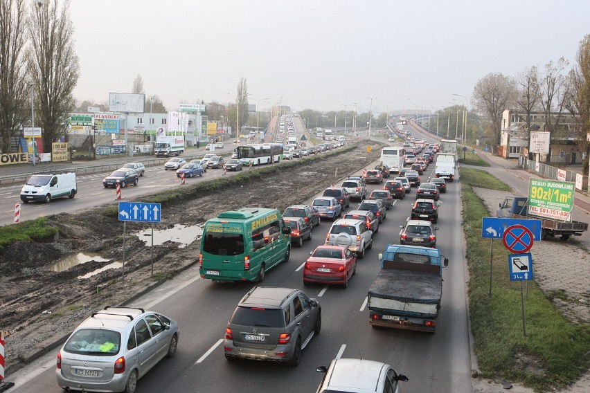 Korki sięgają aż do Osiedla Słonecznego