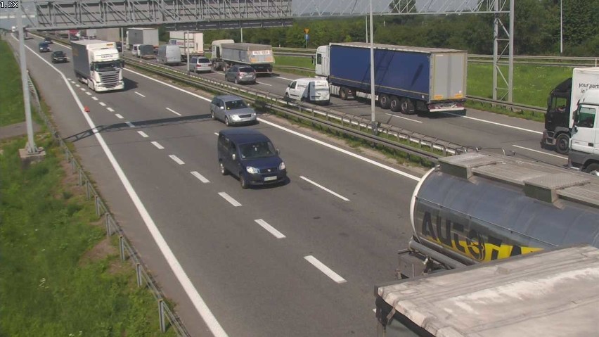 Wypadek na A4. Ogromne korki na obwodnicy Krakowa