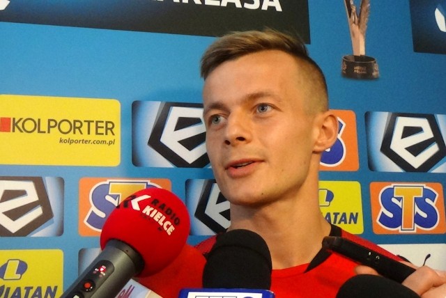 Łukasz Kosakiewicz zdobył pierwszą bramkę w ekstraklasie.