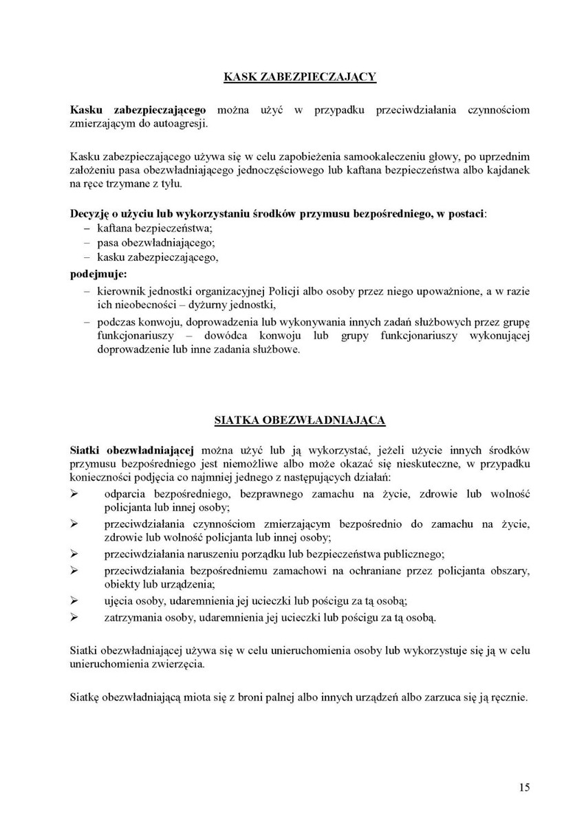 Uprawnienia policjanta