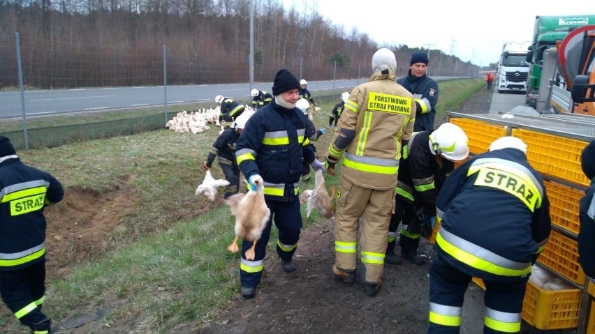 Wypadek tira na S8 koło Piotrkowa Trybunalskiego miał...