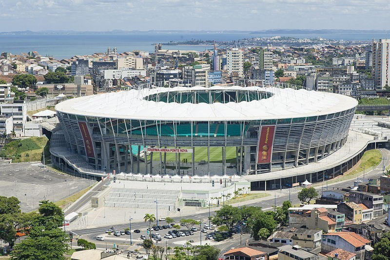 Itaipava Arena Fonte Nova - nowy stadion, wybudowany na MŚ...