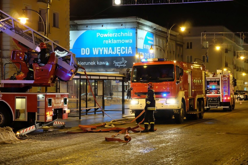 Pożar kamienicy przy ul. Lipowej 16 w Białymstoku