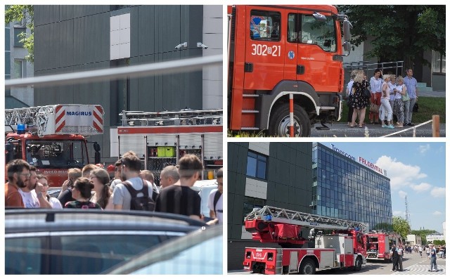 Pożar biurowca na ulicy Świętojańskiej 12a. Ewakuowano 258 osób.