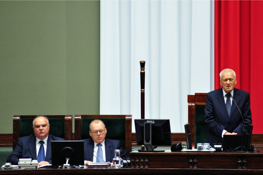 Kornel Morawiecki poprowadził pierwsze posiedzenie Sejmu