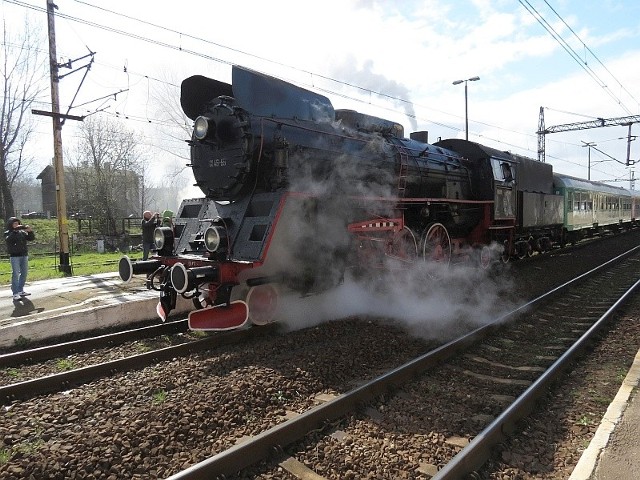 Jutro mieszkańcy Inowrocławia i Kruszwicy zobaczą pociąg z parowozem