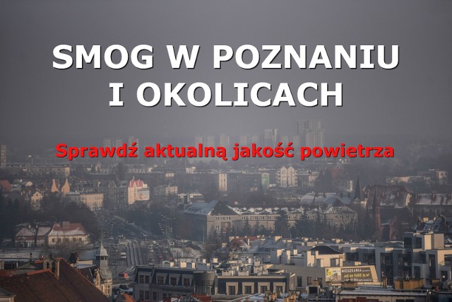 Smog w Poznaniu. Sprawdź jakość powietrza w stolicy Wielkopolski. Gdzie dzisiaj jest największy smog w Poznaniu i okolicach?