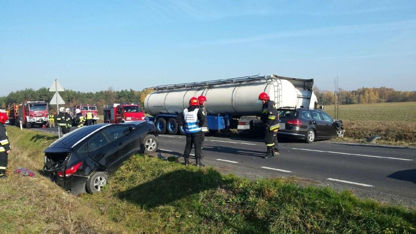 Na miejscu środowej kraksy w powiecie włoszczowskim