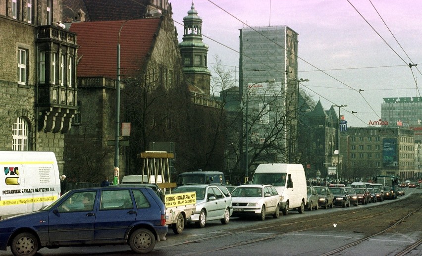 Ulica Święty Marcin, widok w kierunku Al. Marcinkowskiego w...