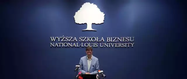 Dariusz Woźniak, rektor Wyższej Szkoły Biznesu-National Louis University w Nowym Sączu.