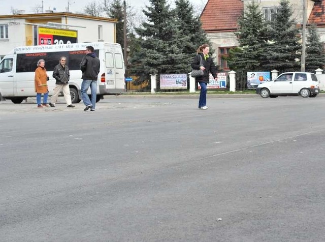 Odremontowany parking przy dworcu autobusowym w Tarnobrzegu.