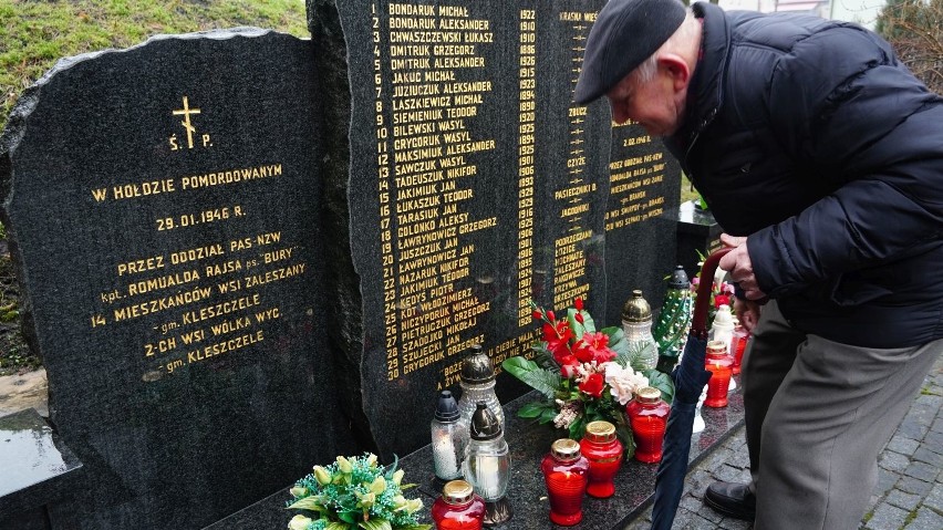 Bielsk Podlaski modlił się za ofiary oddziału Romualda Rajsa ps. "Bury". "Dzisiaj wspominamy męczenników zamordowanych za wiarę" [ZDJĘCIA]