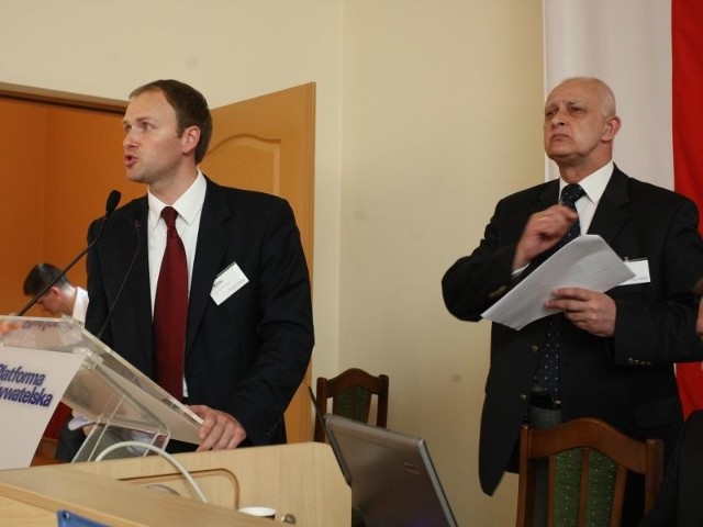 Damian Raczkowski (z lewej) i Jarosław Dworzański