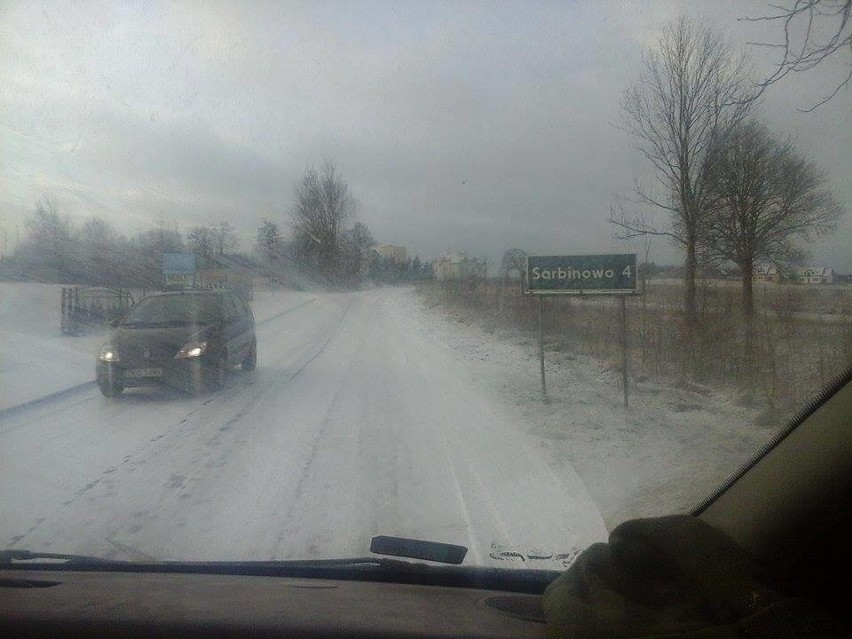 W Koszalinie spadł śnieg. Uważajcie na drogach. Prognoza na najbliższe dni [wideo] 