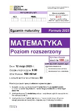 Rozwiązana matura 2023 z matematyki w wersji rozszerzonej. Zadania i odpowiedzi 12.05.23
