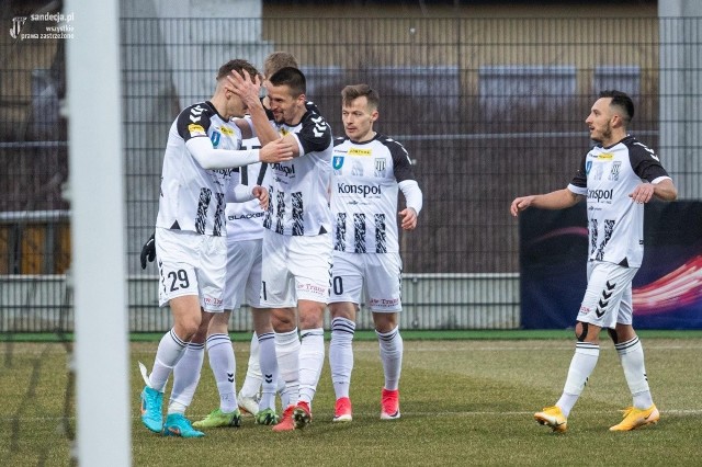 Łukasz Zjawiński w meczu z GKS Katowice (1:1) dał Sandecji cenny punkt