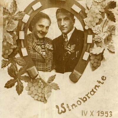 Pamiątkowe zdjęcie z Winobrania 1953