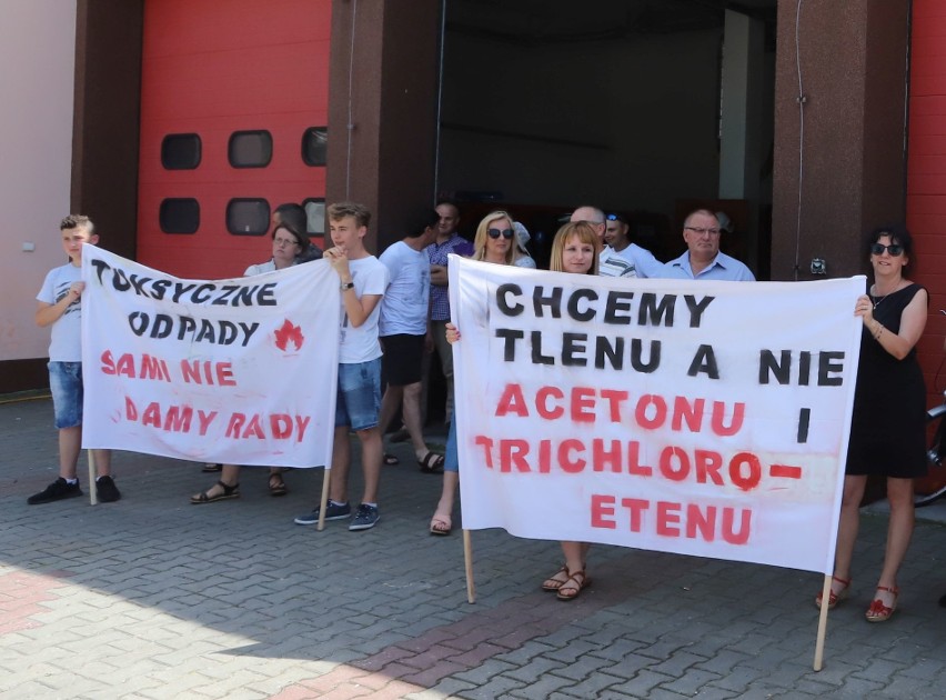 Toksyczne odpady w Borkowicach. Mieszkańcy zorganizowali kolejny protest