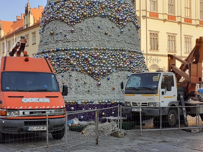 Choinka na wrocławskim  Rynku