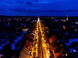 Supraśl. Miasto na niesamowitych nocnych zdjęciach z lotu ptaka