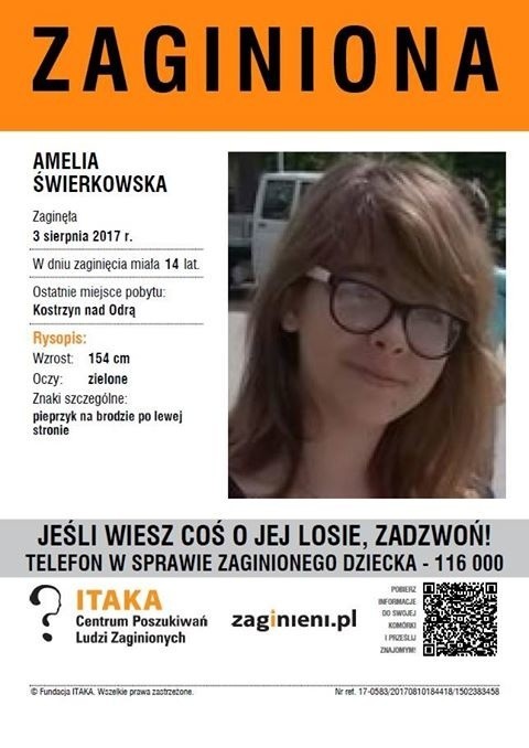 Amelia Świerkowska zaginęła na Przystanku Woodstock