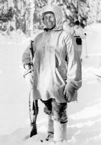 Simo Häyhä na froncie, 17 lutego 1940