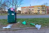 Otwarte kosze na śmieci w mieście blisko morza to kiepski pomysł